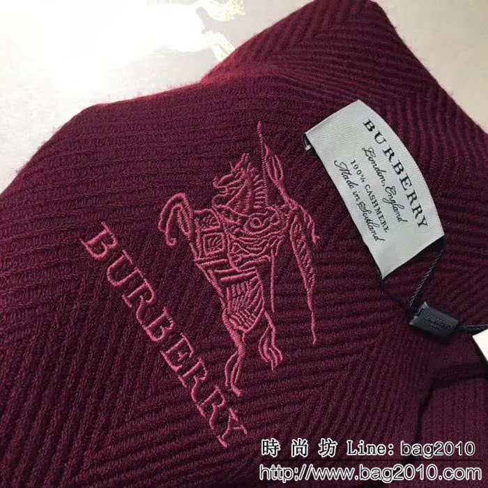 BURBERRY巴寶莉 經典男士爆款羊絨圍巾 LLWJ6985